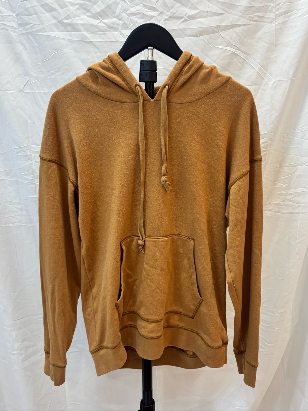 American Eagle Brown Oversized Pullover Hoodie – Small